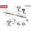 Ryobi CDC18021B Spare Parts List Type: 5133000140